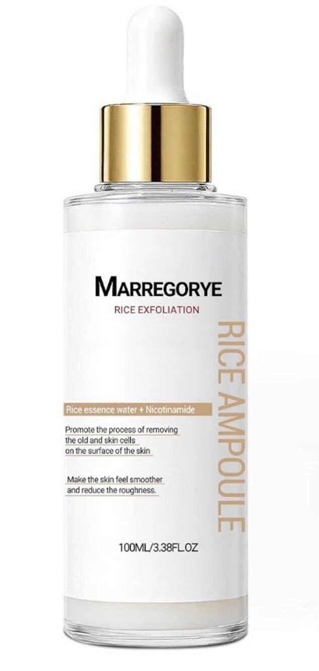 Marregorye Rice Exfoliating Ampoule 100ml Niacinamide Serum NIB